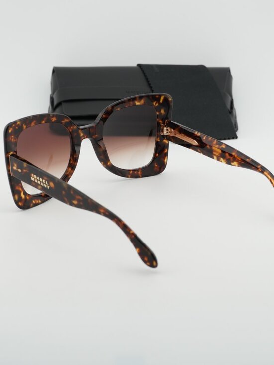 Isabel Marant IM 0120/S 0086 HA Square Sunglasses - Havana/Brown main image 9